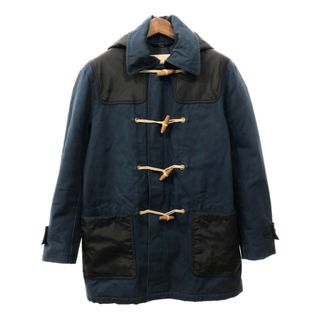 バーバリー(BURBERRY)のBURBERRY BRIT バーバリー ダッフルコート ネイビー (メンズ L) 中古 古着 Q6789(その他)