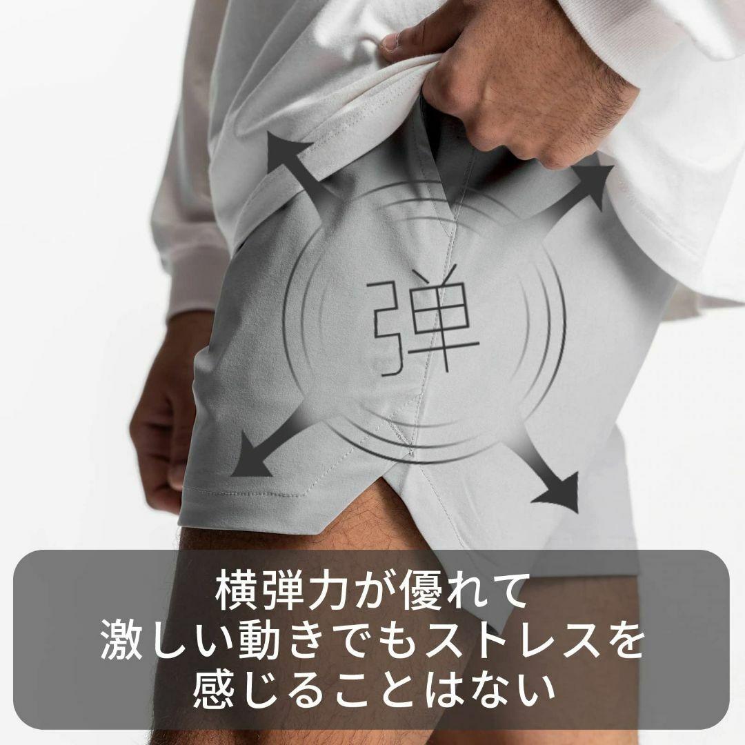 [Manatsulife] ショートパンツ ハーフパンツ メンズ ジム用 筋トレ メンズのファッション小物(その他)の商品写真