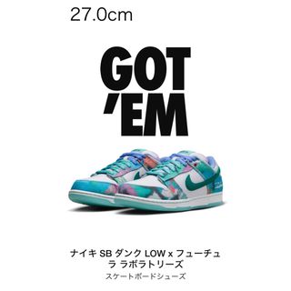 ナイキ(NIKE)のFutura × Nike SB "White and Geode Teal"(スニーカー)