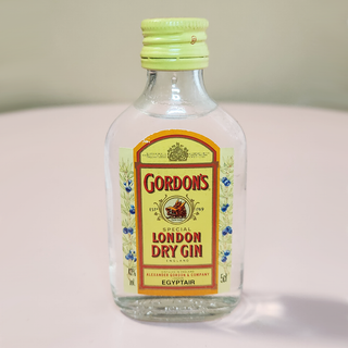 【未開栓】GORDON’S ドライジン 50ml ★EGYPTAIR★旧ラベル★(その他)