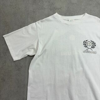 ミズノ(MIZUNO)のUSA製　mizuno　バレーボール　ヴィンテージTシャツ　古着　ホワイト　L(Tシャツ/カットソー(半袖/袖なし))