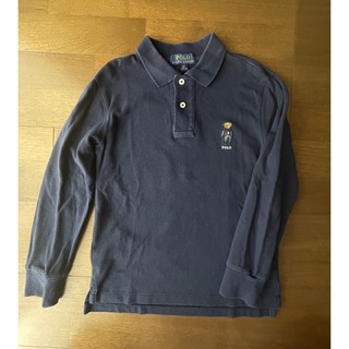 ポロラルフローレン(POLO RALPH LAUREN)の週末セール⭐︎⭐︎ポロベア　ポロシャツ　ネイビー　長袖　140(Tシャツ/カットソー)