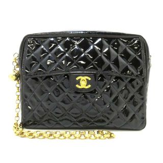 シャネル(CHANEL)のCHANEL(シャネル) ショルダーバッグ レディース マトラッセ/ブリリアン 黒 マドモアゼルチェーン/ゴールド金具 エナメル（レザー）(ショルダーバッグ)