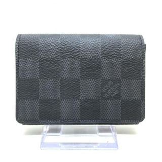 ルイヴィトン(LOUIS VUITTON)のLOUIS VUITTON(ルイヴィトン) 名刺入れ ダミエグラフィット美品  アンヴェロップカルトドゥヴィジット N63338 ダミエグラフィット ダミエ・グラフィット(名刺入れ/定期入れ)