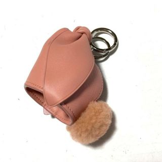 ロエベ(LOEWE)のLOEWE(ロエベ) キーホルダー(チャーム) - ピンク うさぎ レザー(キーホルダー)