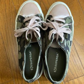 スペルガ(SUPERGA)のSUPERGA 37 迷彩　23.5cm スニーカー　スペルガ(スニーカー)