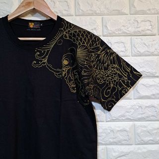 [ARAPACE] 鯉龍鳳凰 和柄 半袖 Tシャツ [サイズM] L-91468(Tシャツ/カットソー(半袖/袖なし))