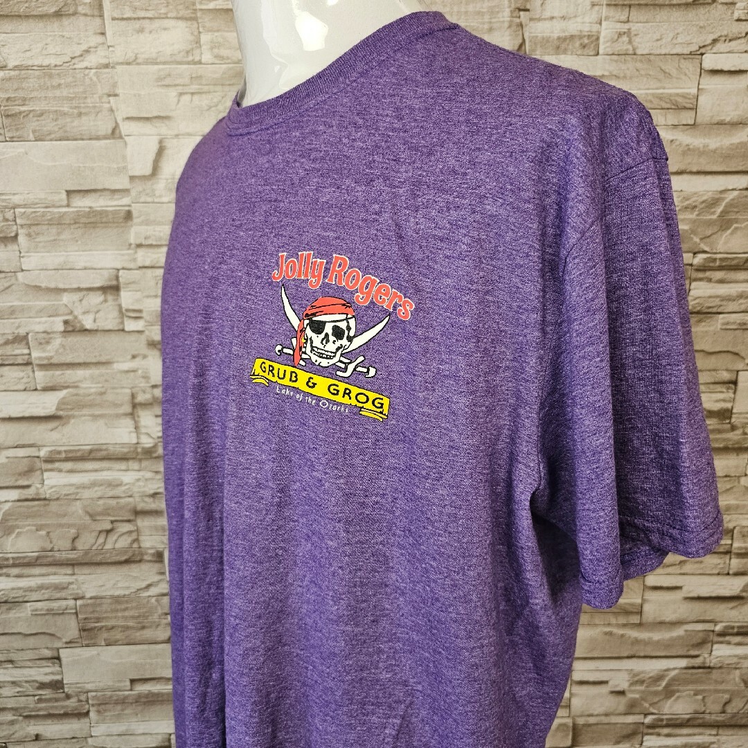 GILDAN(ギルタン)の一点限り GILDAN US古着 企業ティーシャツ 紫 メンズのトップス(Tシャツ/カットソー(半袖/袖なし))の商品写真