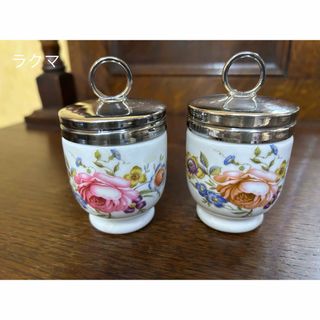 ロイヤルウースター(Royal Worcester)のロイヤルウースター エッグコドラー 2個 Royal worcester 薔薇 (調理道具/製菓道具)