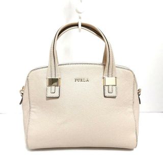 フルラ(Furla)のFURLA(フルラ) ハンドバッグ - ベージュ レザー(ハンドバッグ)