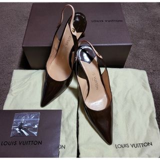 ルイヴィトン(LOUIS VUITTON)の◆LOUIS VUITTON ルイヴィトン◆パンプス サイズ36 保存袋&箱付き(ハイヒール/パンプス)