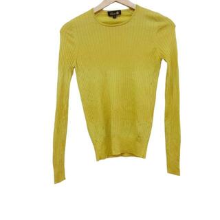 Drawer(ドゥロワー) 長袖セーター サイズ1 S レディース美品  - イエローグリーン クルーネック