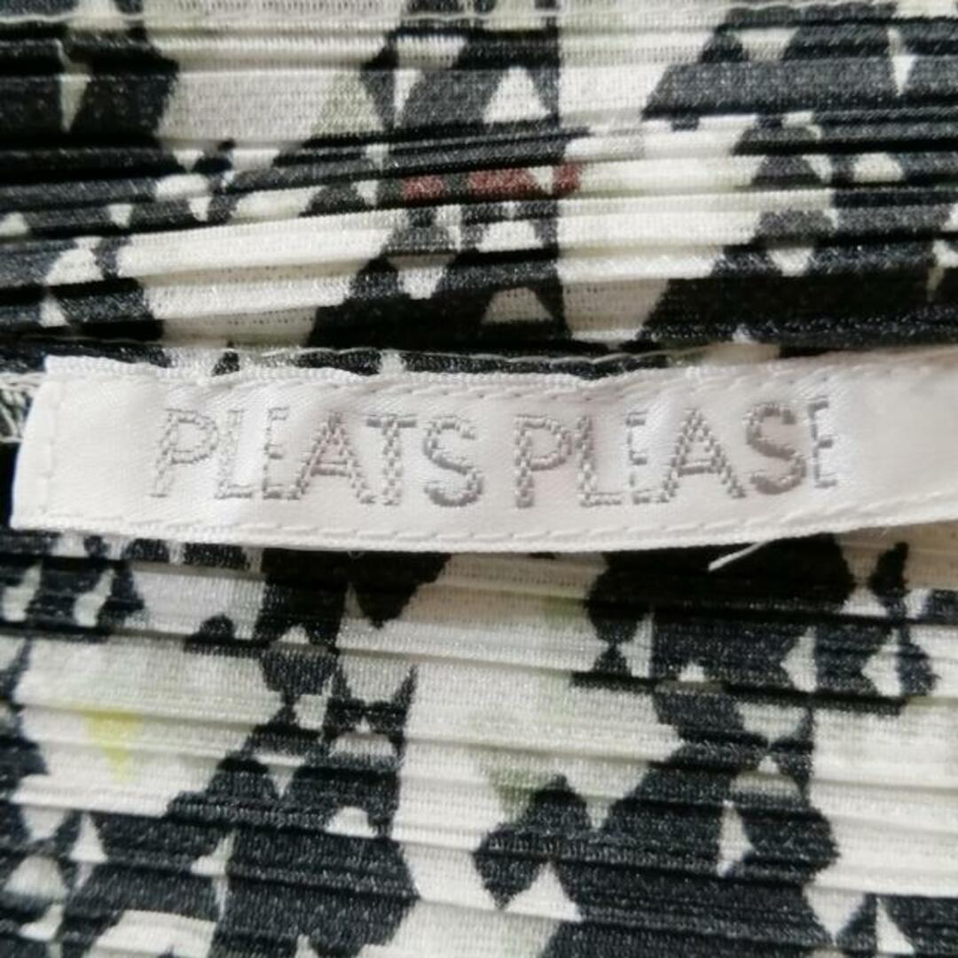 PLEATS PLEASE(プリーツプリーズ) ジャケット サイズ4 XL レディース新品同様 - 白×黒×マルチ 長袖/千鳥格子柄/ロング丈/プリーツ/春/秋 ポリエステル PLEATS PLEASE(プリーツプリーズ) ジャケット サイズ4 XL レディース新品同様 - 白×黒×マルチ 長袖/千鳥格子柄/ロング丈/プリーツ/春/秋 ポリエステル