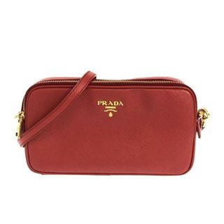 PRADA - PRADA(プラダ) ショルダーバッグ - レッド ミニバッグ/ストラップ着脱可 レザー