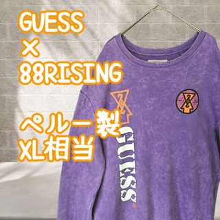 ゲス(GUESS)のゲス GUESS 88RISING ロングスリーブ シャツ スウェット(Tシャツ/カットソー(七分/長袖))