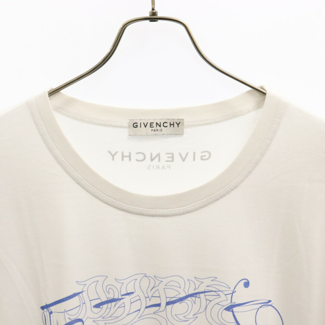 GIVENCHY(ジバンシィ)のGIVENCHY ジバンシィ フロントロゴ クルーネック半袖Tシャツカットソー ホワイト BM70WR3002 メンズのトップス(Tシャツ/カットソー(半袖/袖なし))の商品写真