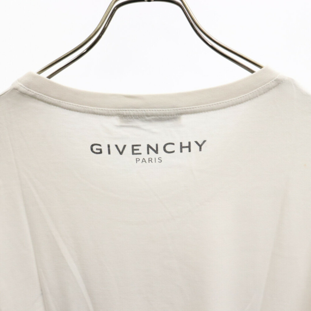 GIVENCHY(ジバンシィ)のGIVENCHY ジバンシィ フロントロゴ クルーネック半袖Tシャツカットソー ホワイト BM70WR3002 メンズのトップス(Tシャツ/カットソー(半袖/袖なし))の商品写真