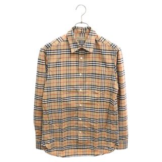 BURBERRY - BURBERRY LONDON バーバリーロンドン NEW CLASSIC CHECK SHIRTS クラシック チェックシャツ 長袖シャツ ブラウン 8004832