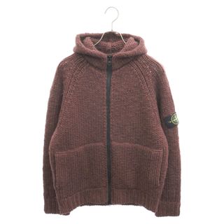 ストーンアイランド(STONE ISLAND)のSTONE ISLAND ストーンアイランド 23AW Hooded Knit Zipフーデッド ニット ジップアップ ジャケット ブラウン 7915544D4(フライトジャケット)