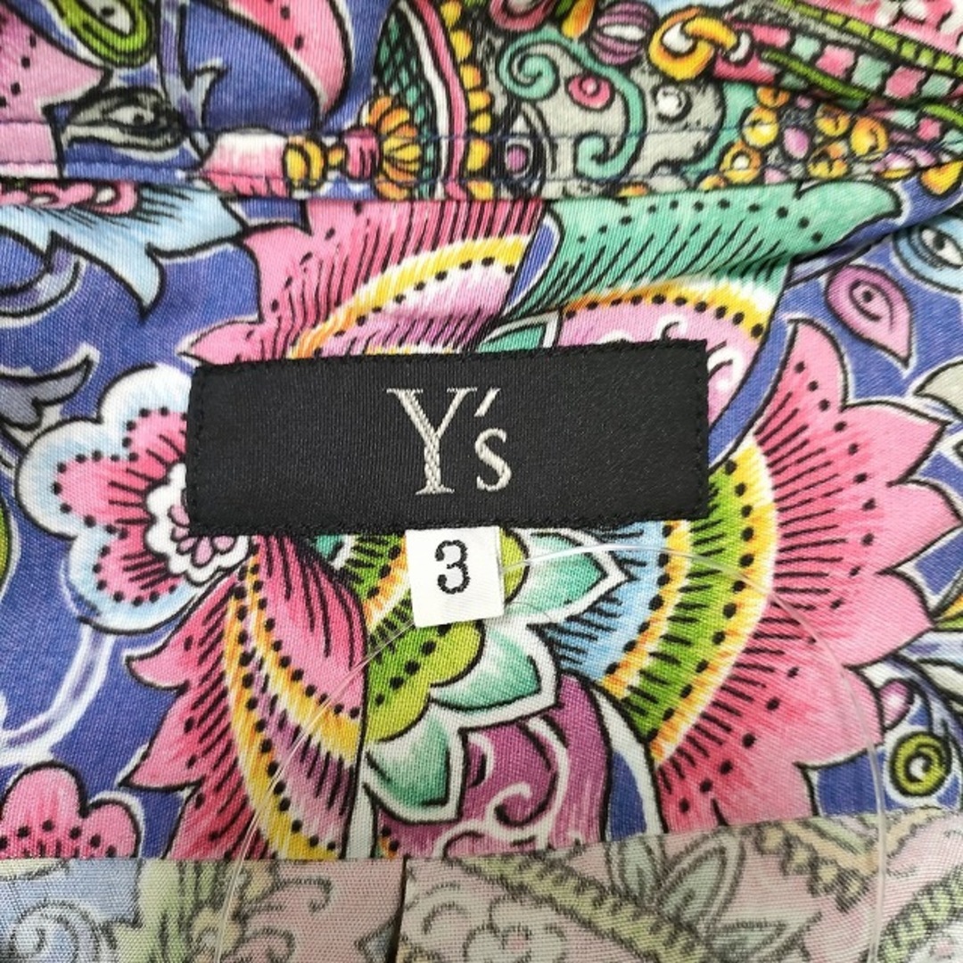 Y's(ワイズ)のY's(ワイズ) 半袖シャツ サイズ3 L メンズ - パープル×ピンク×マルチ 花柄 メンズのトップス(シャツ)の商品写真