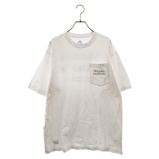 Mercedes Anchor inc． メルセデスアンカーインク Pocket Tee ロゴプリントポケット半袖Tシャツ ホワイト(Tシャツ/カットソー(半袖/袖なし))