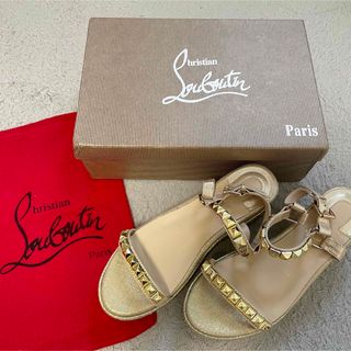 Christian Louboutin - 【美品】クリスチャンルブタン スタッズ サンダル