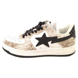 A BATHING APE - A BATHING APE アベイシングエイプ BAPE STA OZX SH M191009 ベイプスタ ローカットスニーカー ホワイト US8.5/26.5cm