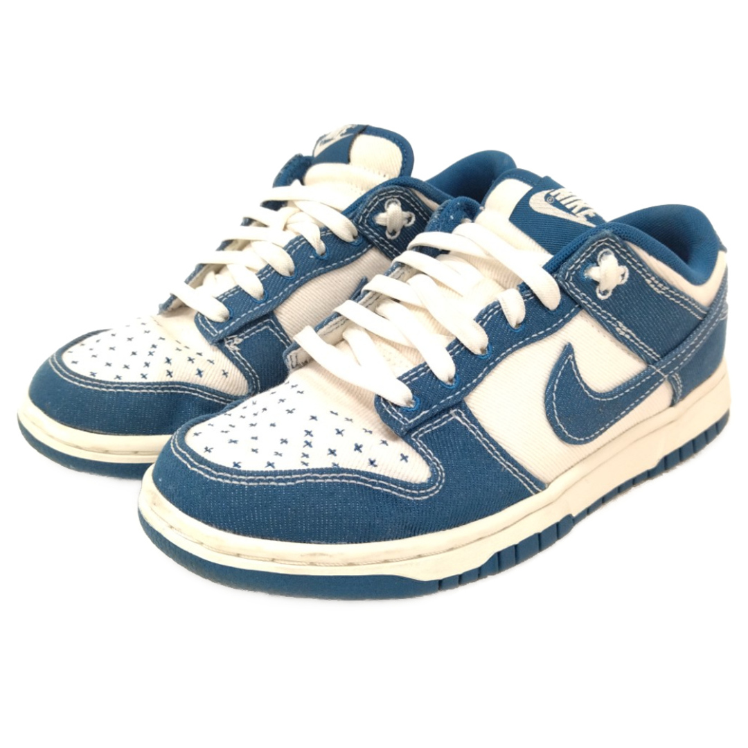 NIKE(ナイキ)のNIKE ナイキ DUNK LOW RETRO SE ダンクロー レトロ ローカットスニーカー ホワイト/インディゴブルー DV0834-101 US6/24.0cm レディースの靴/シューズ(スニーカー)の商品写真