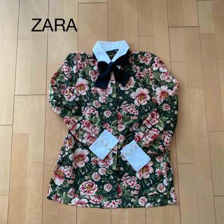 ザラ(ZARA)のZARA リボンブラウス(シャツ/ブラウス(長袖/七分))