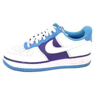 ナイキ(NIKE)のNIKE ナイキ AIR FORCE 1 LOW 07 LV8 75TH ANNIVERSARY LAKERS エアフォース1 07 エレベイト NBA75周年 ローカットスニーカー ホワイト/パープル US8/26cm DC8874-101(スニーカー)