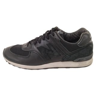 ニューバランス(New Balance)のNew Balance ニューバランス 576 UK製 レザー切替 ローカットスニーカー ブラック UK8 1/2 M576LKK(スニーカー)