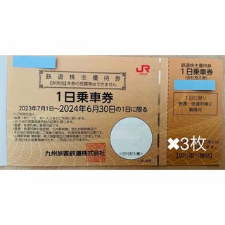 ジェイアール(JR)のJR九州　株主優待 3枚(その他)