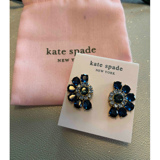 ケイトスペードニューヨーク(kate spade new york)のkate spade ケイトスペード　ピアス　ブルー系(ピアス)