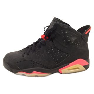 ナイキ(NIKE)のNIKE ナイキ 【観賞用 2014年製】AIR JORDAN 6 RETRO INFRARED エアジョーダン6 レトロ ハイカットスニーカー ブラック 384664‐023 US8.5/26.5cm(スニーカー)