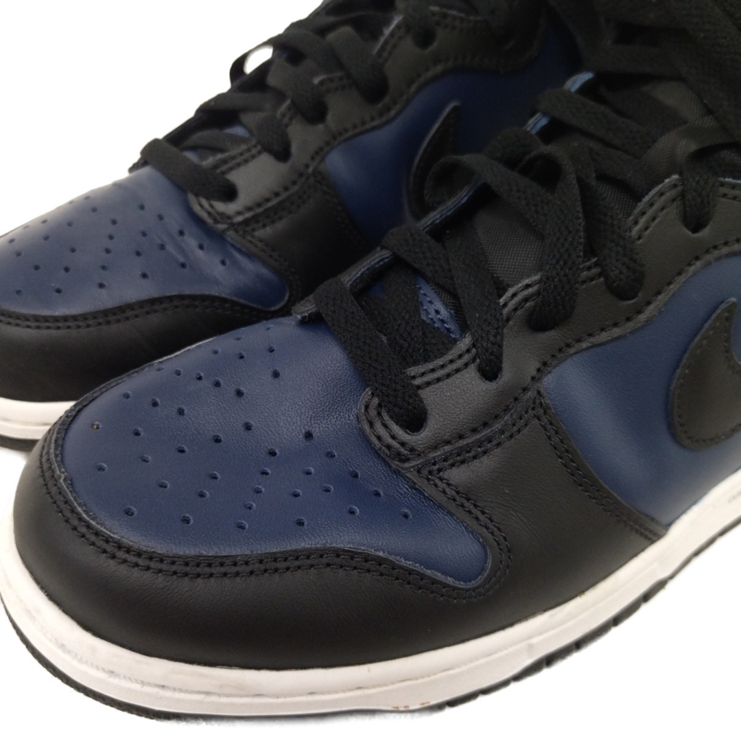 NIKE(ナイキ)のNIKE ナイキ ×FRAGMENT DESIGN DUNK HIGH CITY PACK MIDNIGHT NAVY フラグメントデザイン ダンクハイ ハイカットスニーカー ブラック/ネイビー US9/27cm DJ0383-400 メンズの靴/シューズ(スニーカー)の商品写真