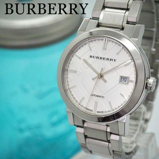 バーバリー(BURBERRY)の368【美品】BURBERRY バーバリー時計　自動巻き　メンズ　箱付き　希少(腕時計(アナログ))