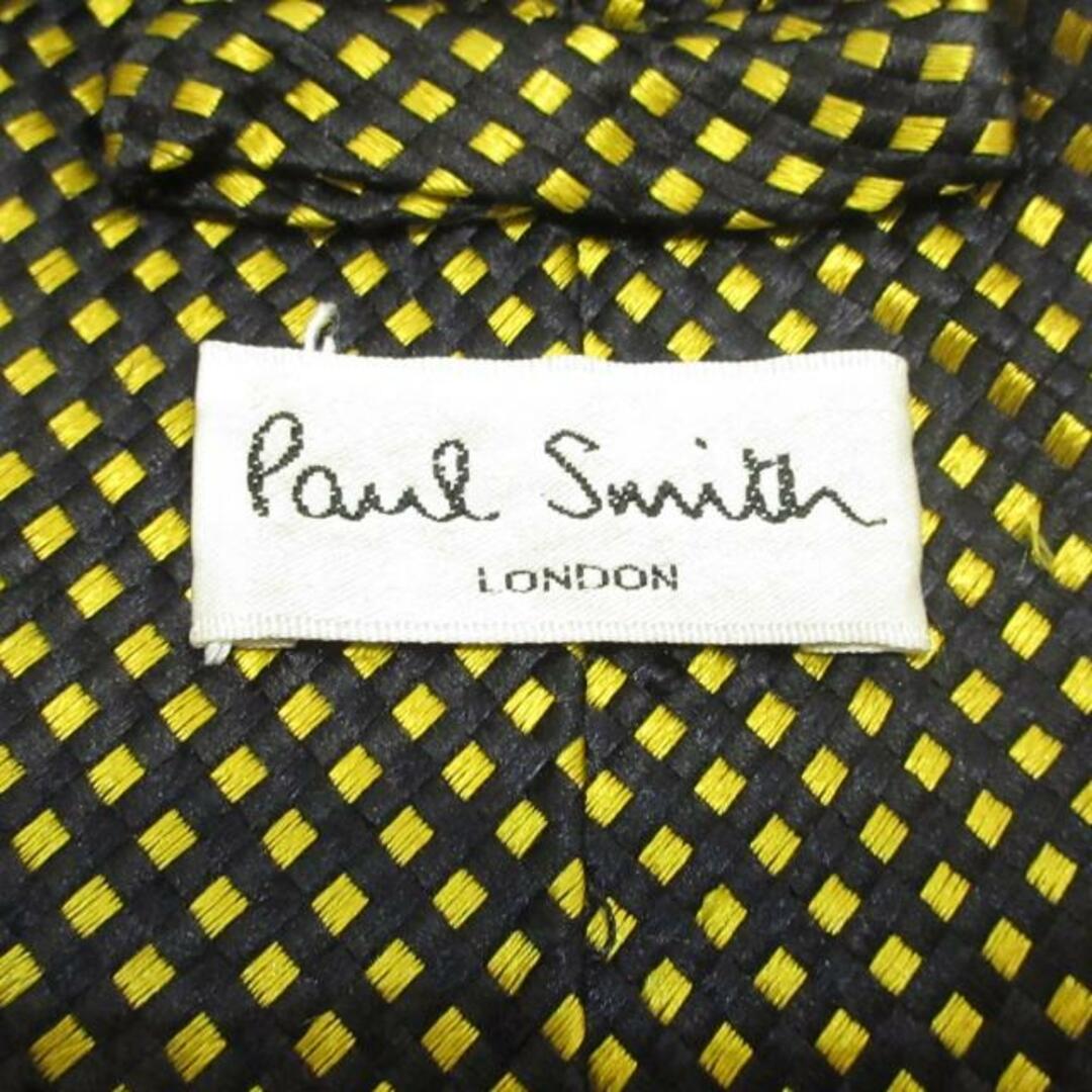 Paul Smith(ポールスミス)のPaulSmith(ポールスミス) ネクタイ メンズ 黒×ゴールド ダイヤ柄 メンズのファッション小物(ネクタイ)の商品写真