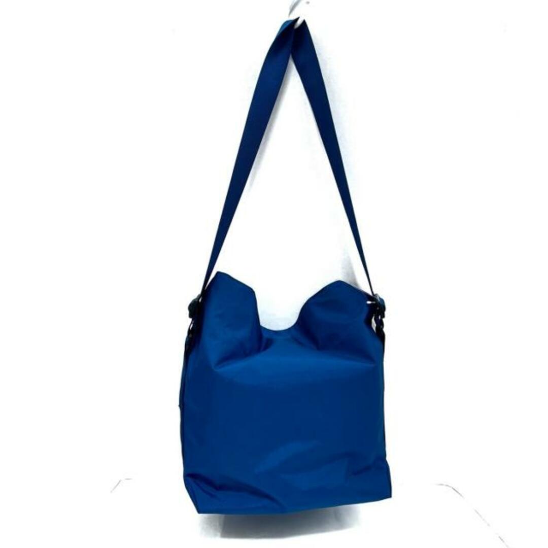 mont bell(モンベル)のmont-bell(モンベル) ショルダーバッグ - ブルー×白 刺繍 ナイロン レディースのバッグ(ショルダーバッグ)の商品写真