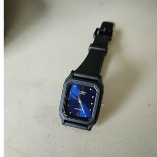カシオ(CASIO)のCASIO カシオ腕時計チプカシ ネイビー/ゴールド LQ-142E2A(腕時計)