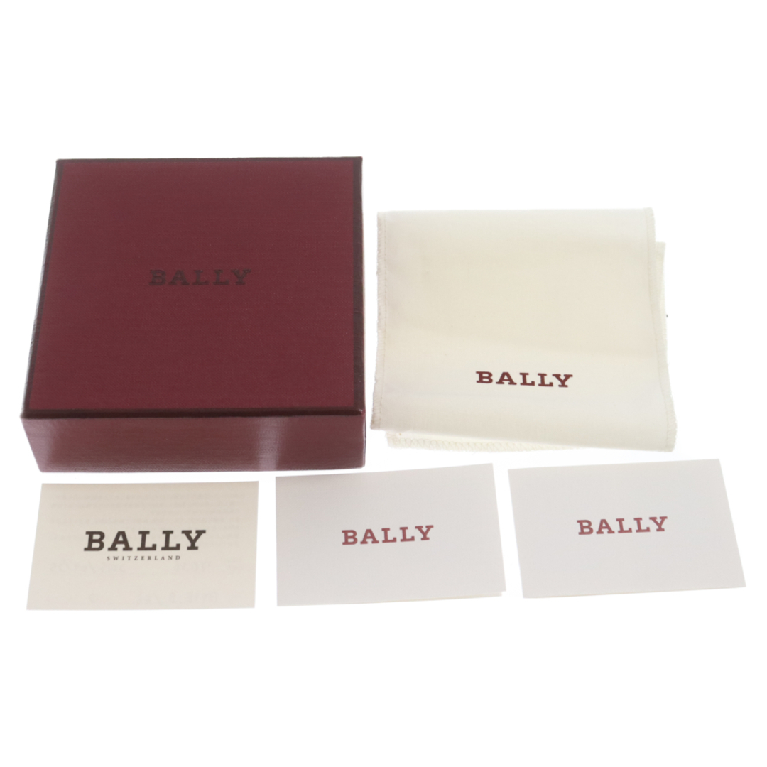 Bally(バリー)のBALLY バリー レザーウォレット 二つ折り財布 ブラック/レッド メンズのファッション小物(折り財布)の商品写真