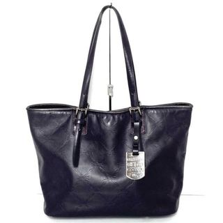 ロンシャン(LONGCHAMP)のLONGCHAMP(ロンシャン) トートバッグ - パープル 型押し加工 レザー(トートバッグ)