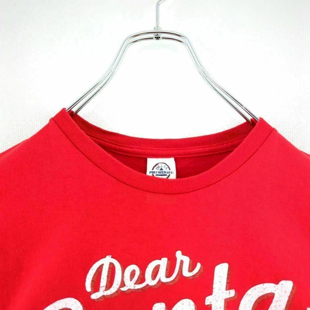 DELTA(デルタ)のTシャツ US古着 L ミニオンズ オーバーサイズ ビッグプリント 赤 半袖 メンズのトップス(Tシャツ/カットソー(半袖/袖なし))の商品写真