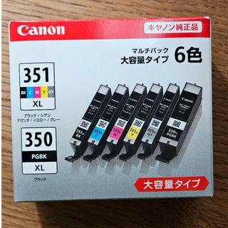 Canon インクカートリッジ BCI-351XL+350XL/6MP(その他)