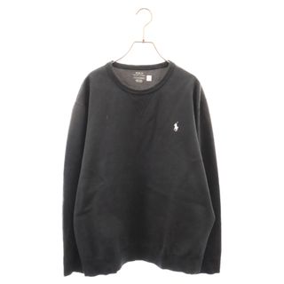 ポロラルフローレン(POLO RALPH LAUREN)のPOLO RALPH LAUREN ポロラルフローレン Tech Fleece Crew Sweat テックフリースクルースウェット ブラック トレーナー(スウェット)