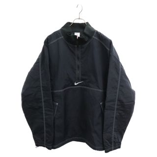 シュプリーム(Supreme)のSUPREME シュプリーム 24SS ×NIKE Ripstop Pullover Black ×ナイキ リップストップ ハーフジップ プルオーバージャケット ブラック FQ0340-010(フライトジャケット)