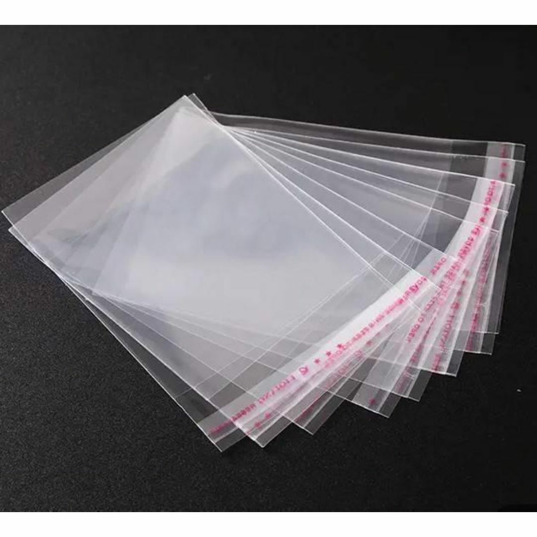 超お得！　A4 OPP袋 300枚　透明袋 透明封筒 テープ付 梱包資材 発送用 インテリア/住まい/日用品のオフィス用品(ラッピング/包装)の商品写真