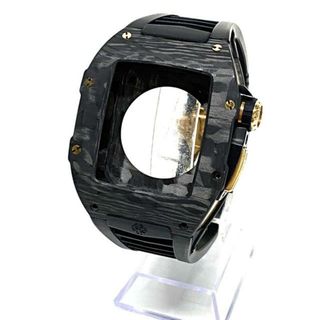 GOLDEN CONCEPT(ゴールデンコンセプト) 小物 Apple Watch 44mm RSC44 黒×ローズゴールド アップルウォッチケース/ チタン×カーボンファイバー×ステンレススチール×ラバー(その他)