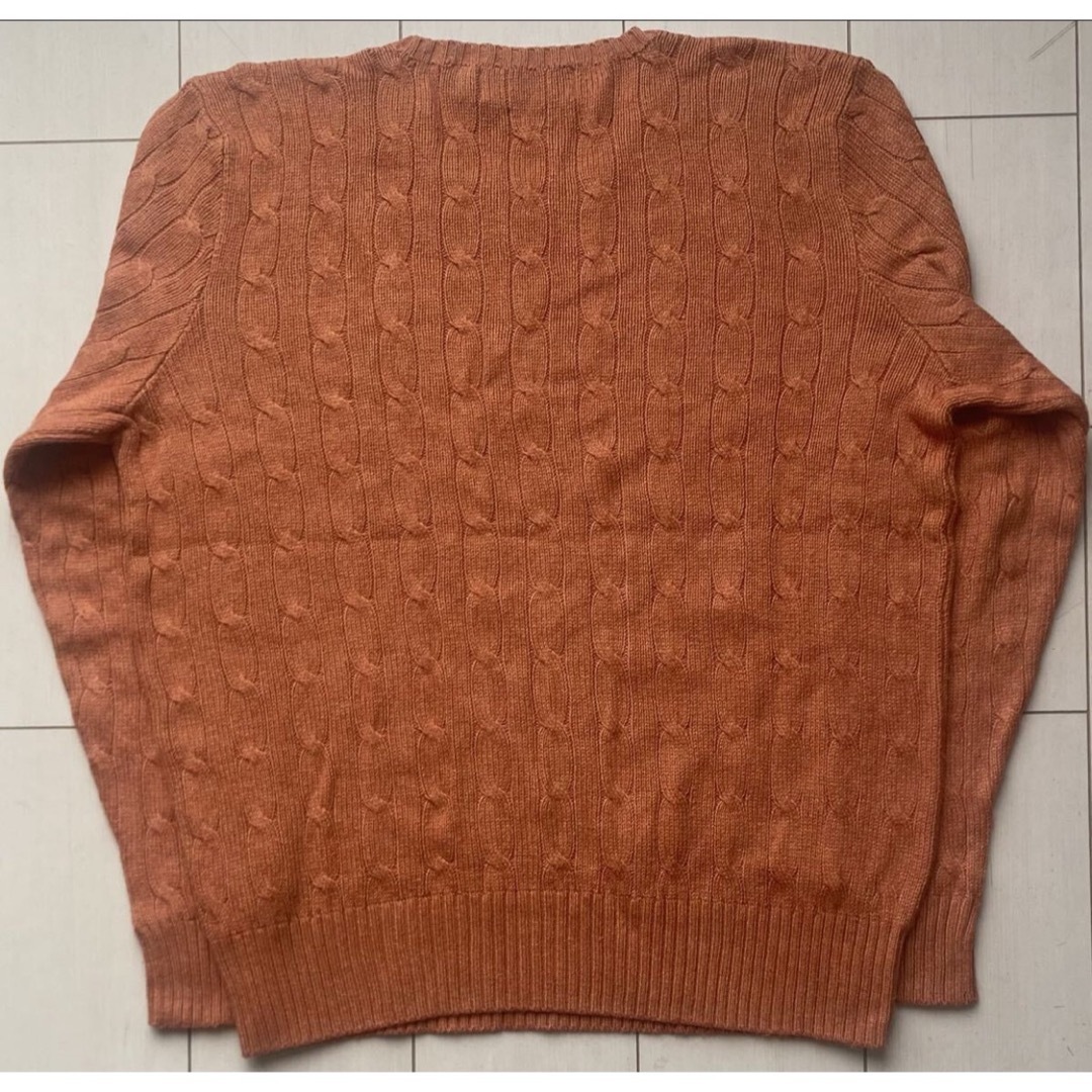 POLO RALPH LAUREN(ポロラルフローレン)の未使用 DEAD STOCK POLO ラルフローレン SILK knit XL メンズのトップス(ニット/セーター)の商品写真