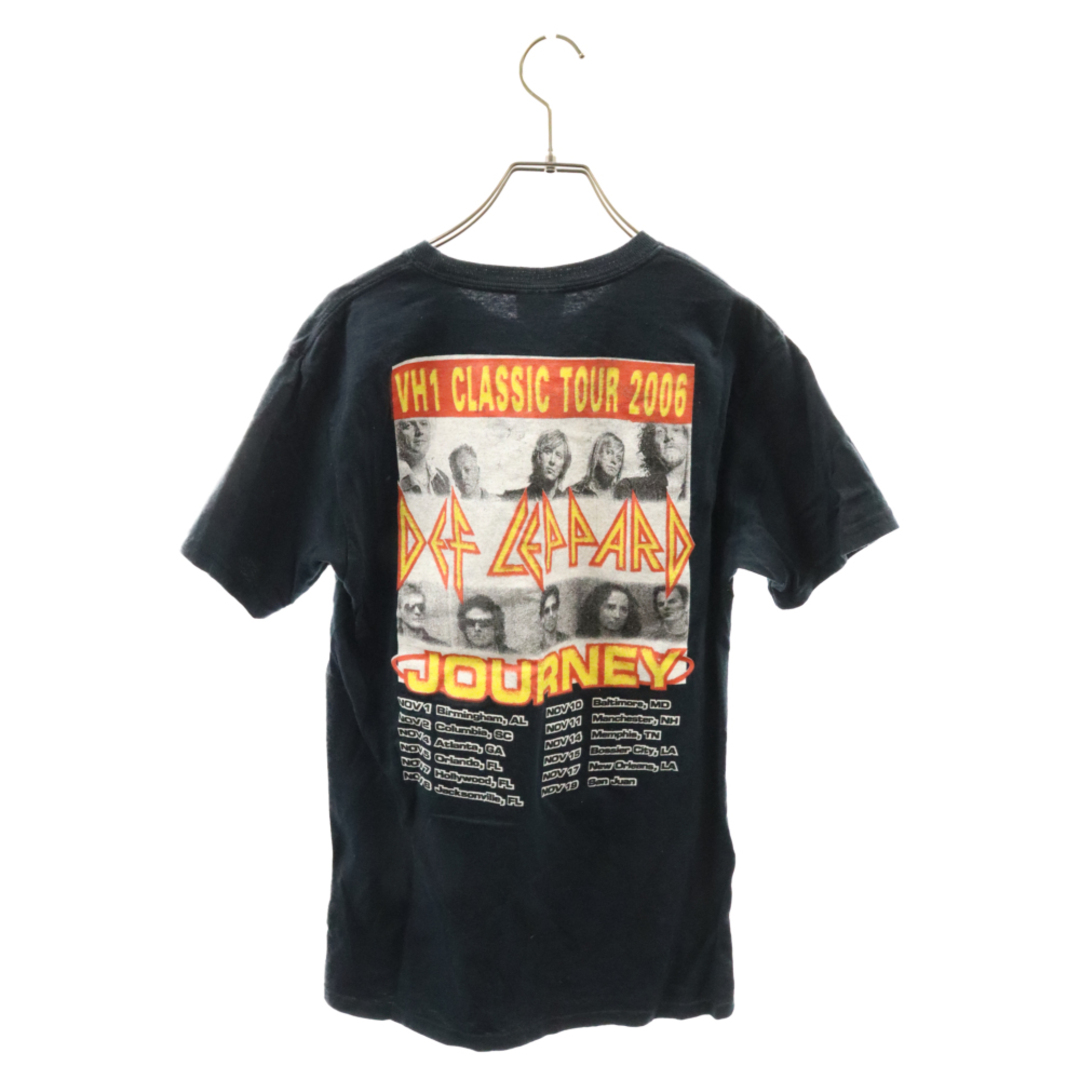 VINTAGE ヴィンテージ DEF LEPPARD デフレパード プリント半袖Tシャツ ブラック Hanesタグ メンズのトップス(Tシャツ/カットソー(半袖/袖なし))の商品写真