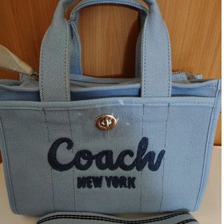 COACH - COACH　カーゴトート　26　新品　未使用　ブルー